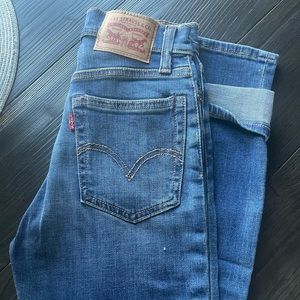 Levi NWOT sz24 straight wedgie jeans
